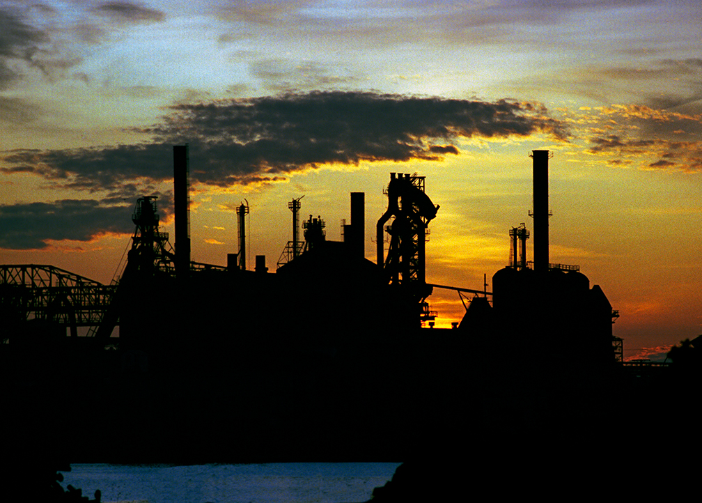 Lost steel Wis sunset